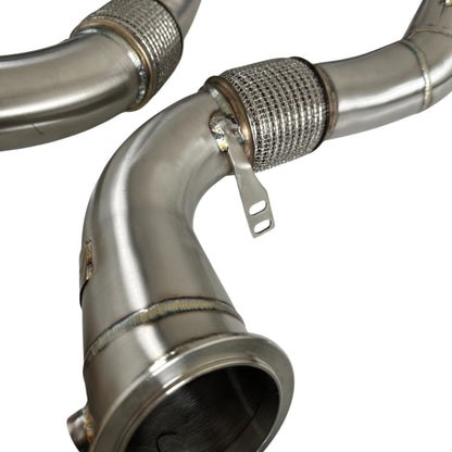 Palenon Performance BMW N63R/N63B Catless Race Downpipes - M550i, 750i, M850i, X5, X6, X7
