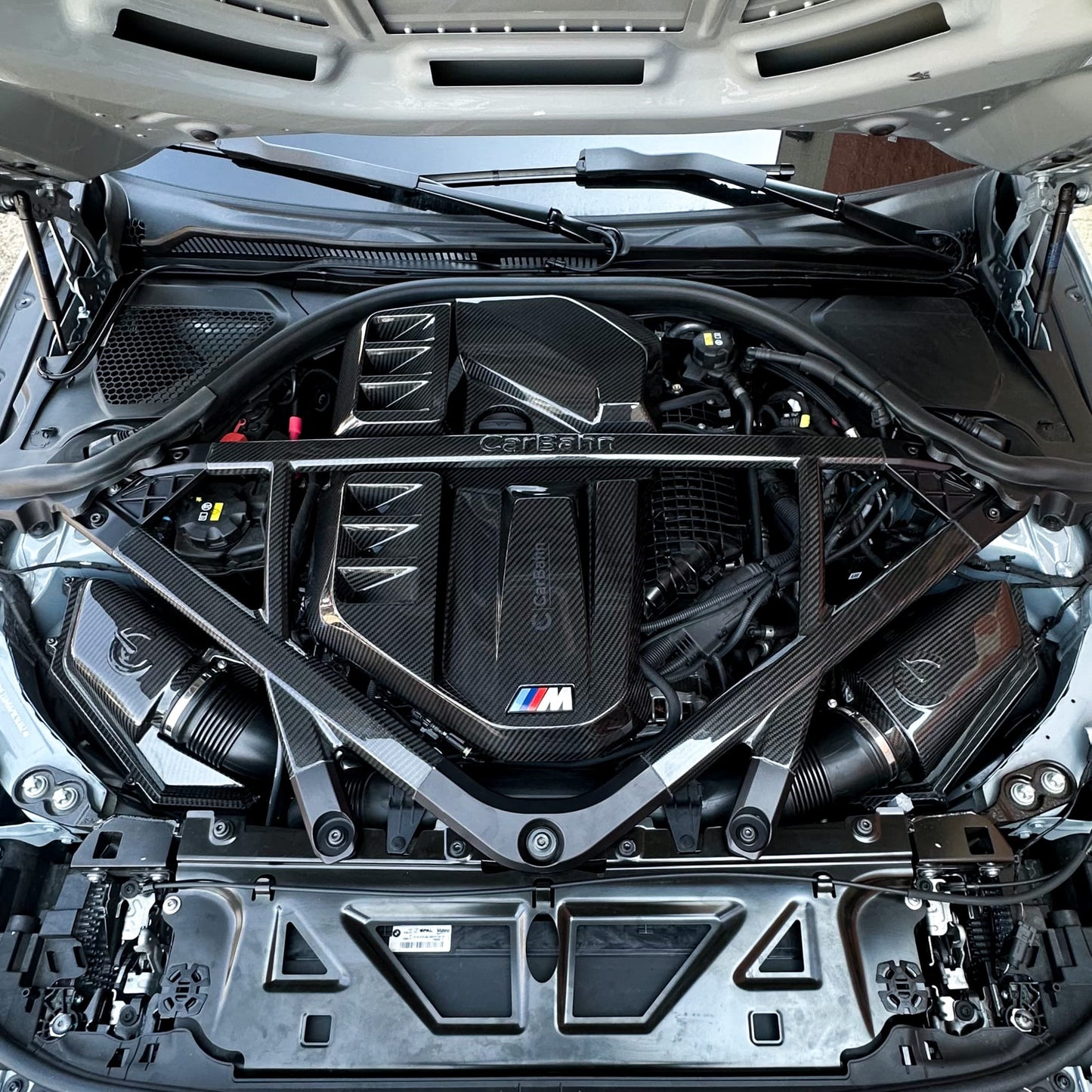 CarBahn CSL Style Carbon Fiber 5-Point Strut Brace | BMW M2/M3/M4 G80 G82 G83 G87