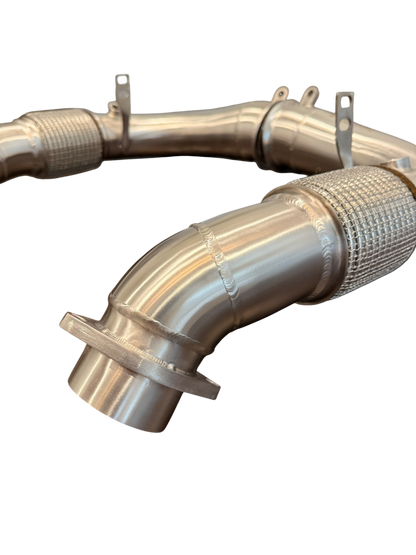 TCM Catless Downpipes S68 BMW M5 G90 G99 Primary Secondary