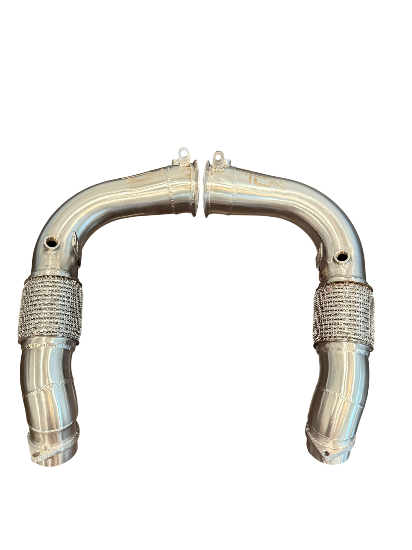 TCM Catless Downpipes S68 BMW M5 G90 G99 Primary Secondary
