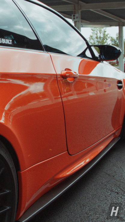 Horizon Motorsport Performance V1 Carbon Fiber Side Extensions BMW E92 M3