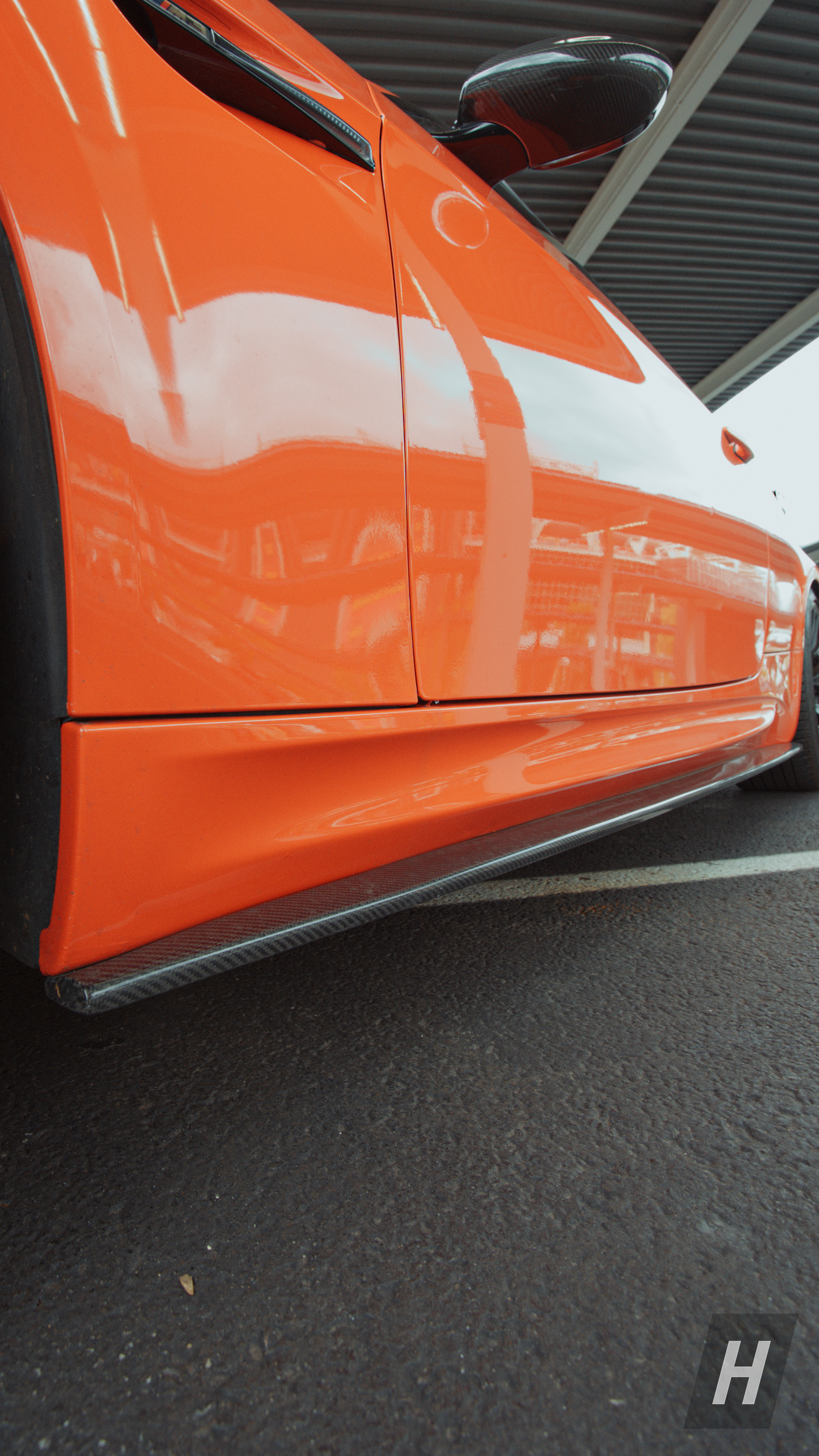 Horizon Motorsport Performance V1 Carbon Fiber Side Extensions BMW E92 M3