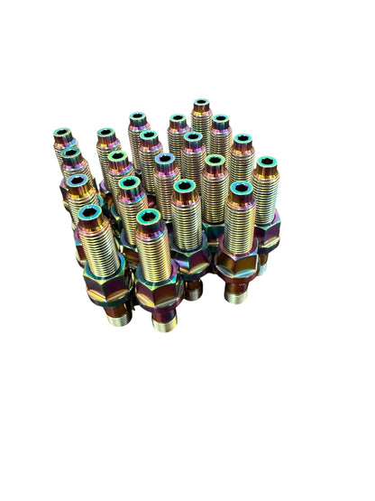 TCM M14x1.5 Titanium Wheel Stud Kit w/PVD Coating