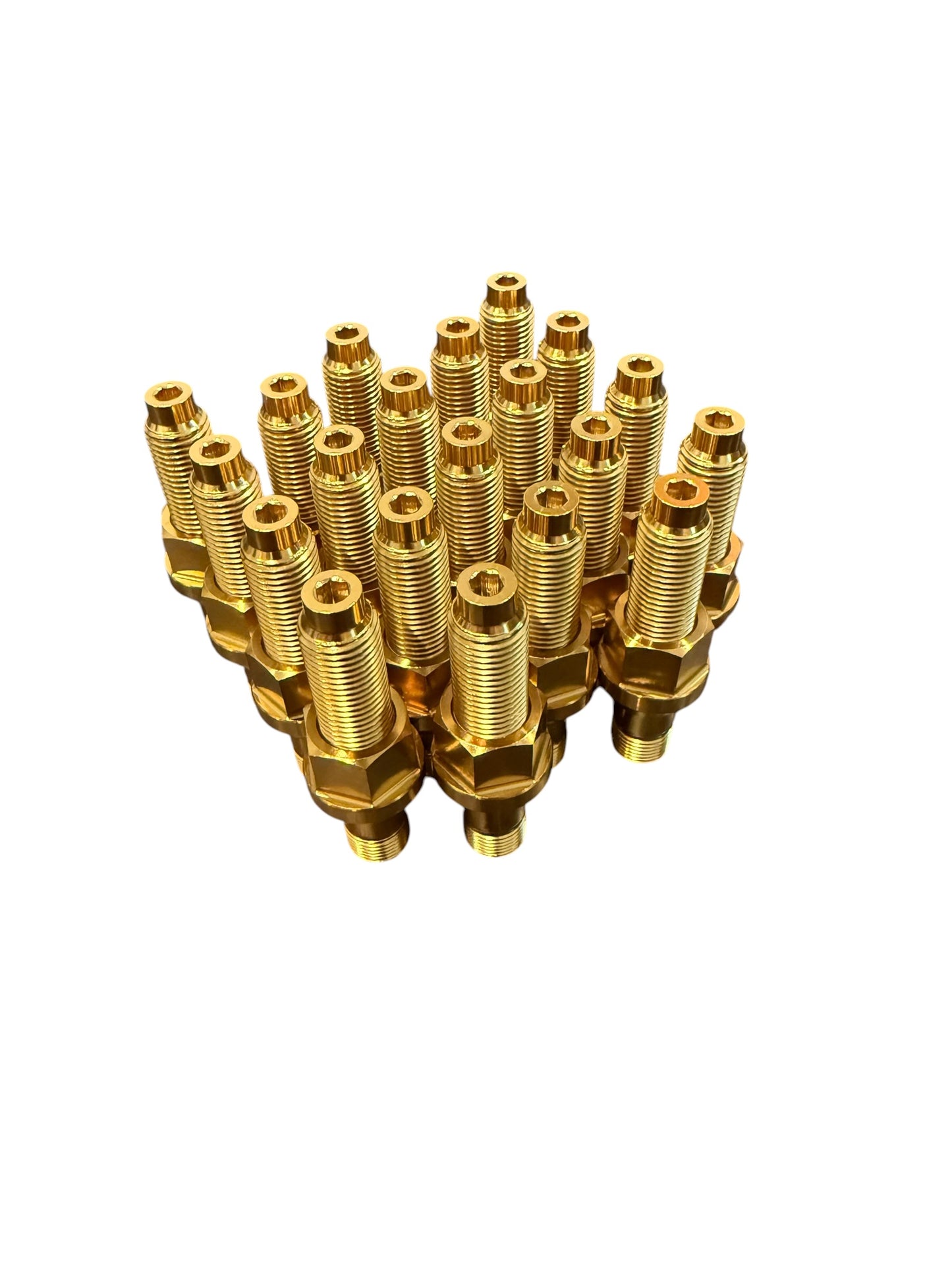 TCM M14x1.5 Titanium Wheel Stud Kit w/PVD Coating