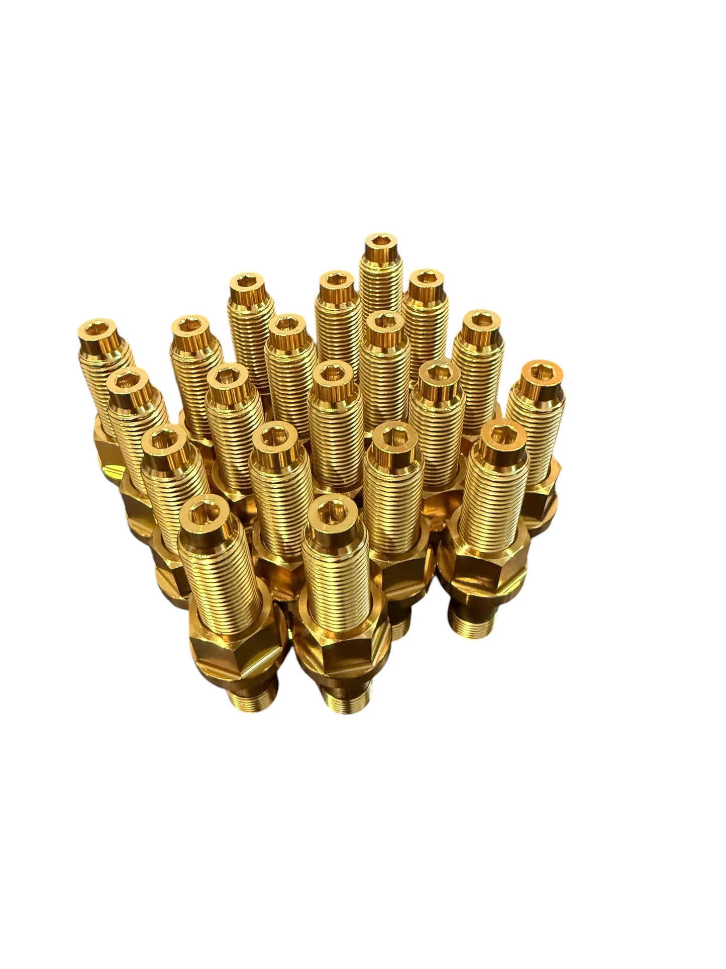 TCM M14x1.5 Titanium Wheel Stud Kit w/PVD Coating