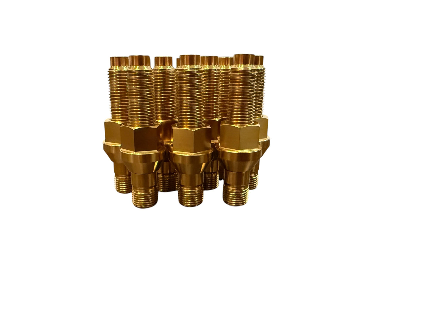 TCM M14x1.5 Titanium Wheel Stud Kit w/PVD Coating