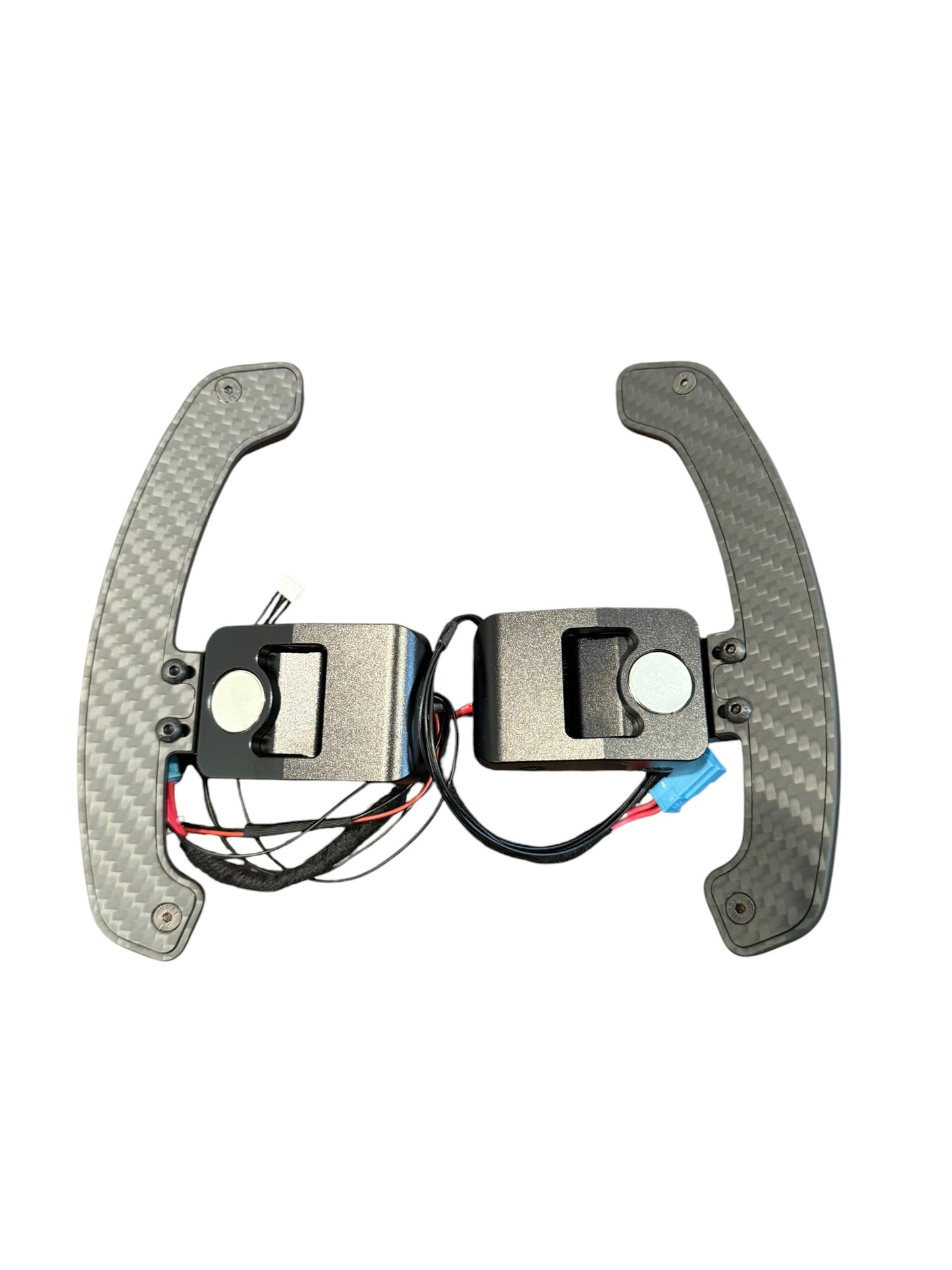 TCM Carbon Fiber Magnetic Programmable Rev Tracking LED Paddle Shifters BMW F and G Chassis