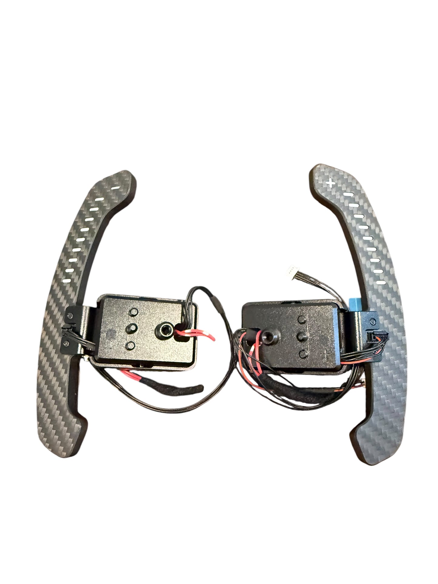 TCM Carbon Fiber Magnetic Programmable Rev Tracking LED Paddle Shifters BMW F and G Chassis