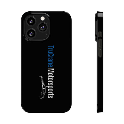 TruCrane Motorsports Slim iPhone Case -Black All Models