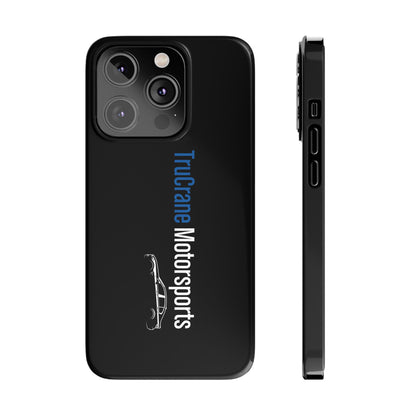 TruCrane Motorsports Slim iPhone Case -Black All Models