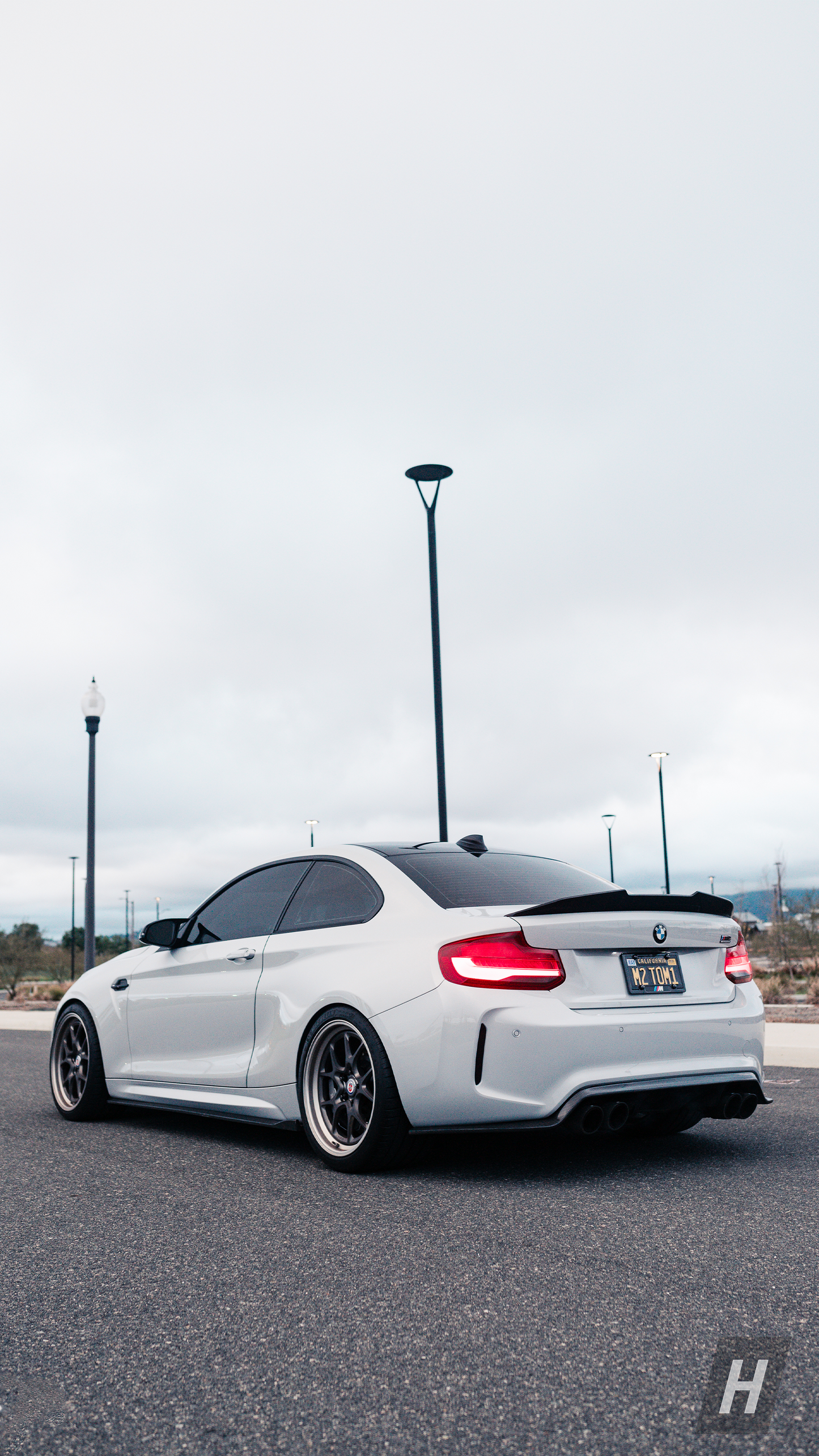 Horizon Motorsport PSM Style V2 (High Kick) Dry Carbon Fiber Trunk Lip / Spoiler BMW F87 M2 | F22 2-Series