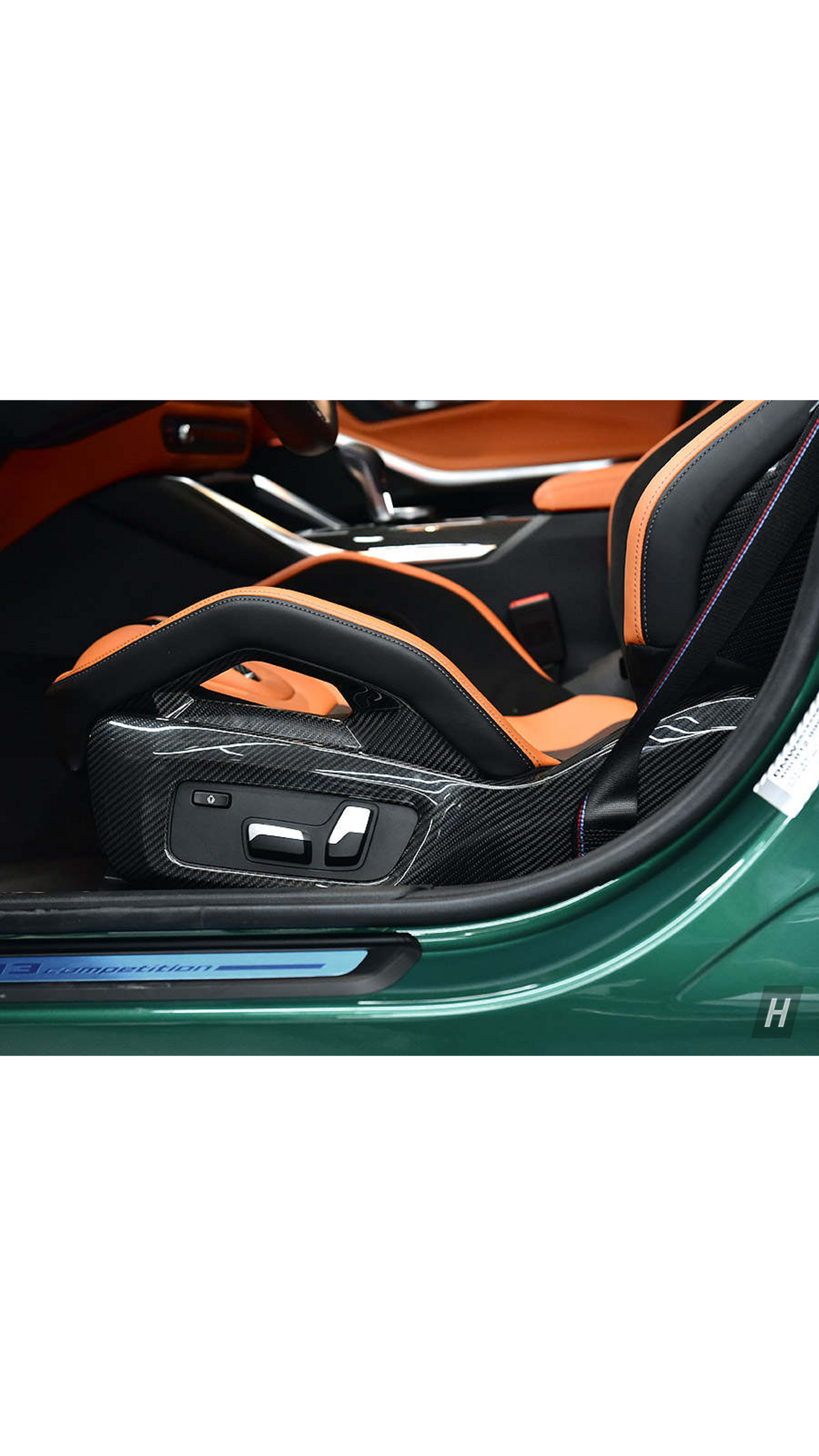 Horizon Motorsport Performance V1 Dry Carbon Fiber Bucket Seat Side Cover Set BMW G80 M3 | G82 M4 | G87 M2