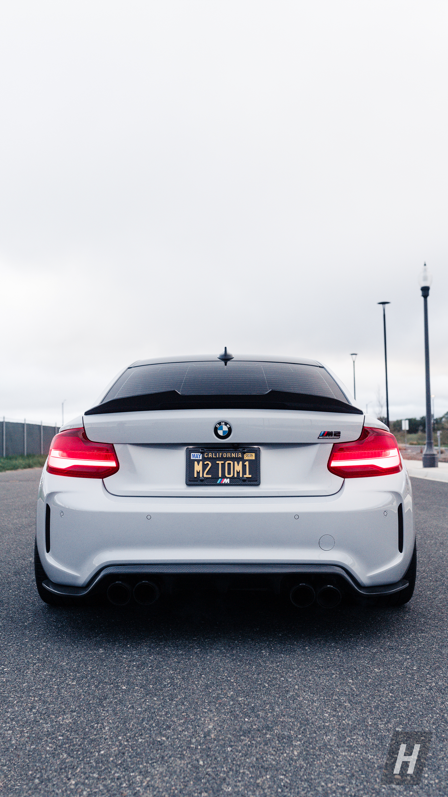Horizon Motorsport PSM Style V2 (High Kick) Dry Carbon Fiber Trunk Lip / Spoiler BMW F87 M2 | F22 2-Series