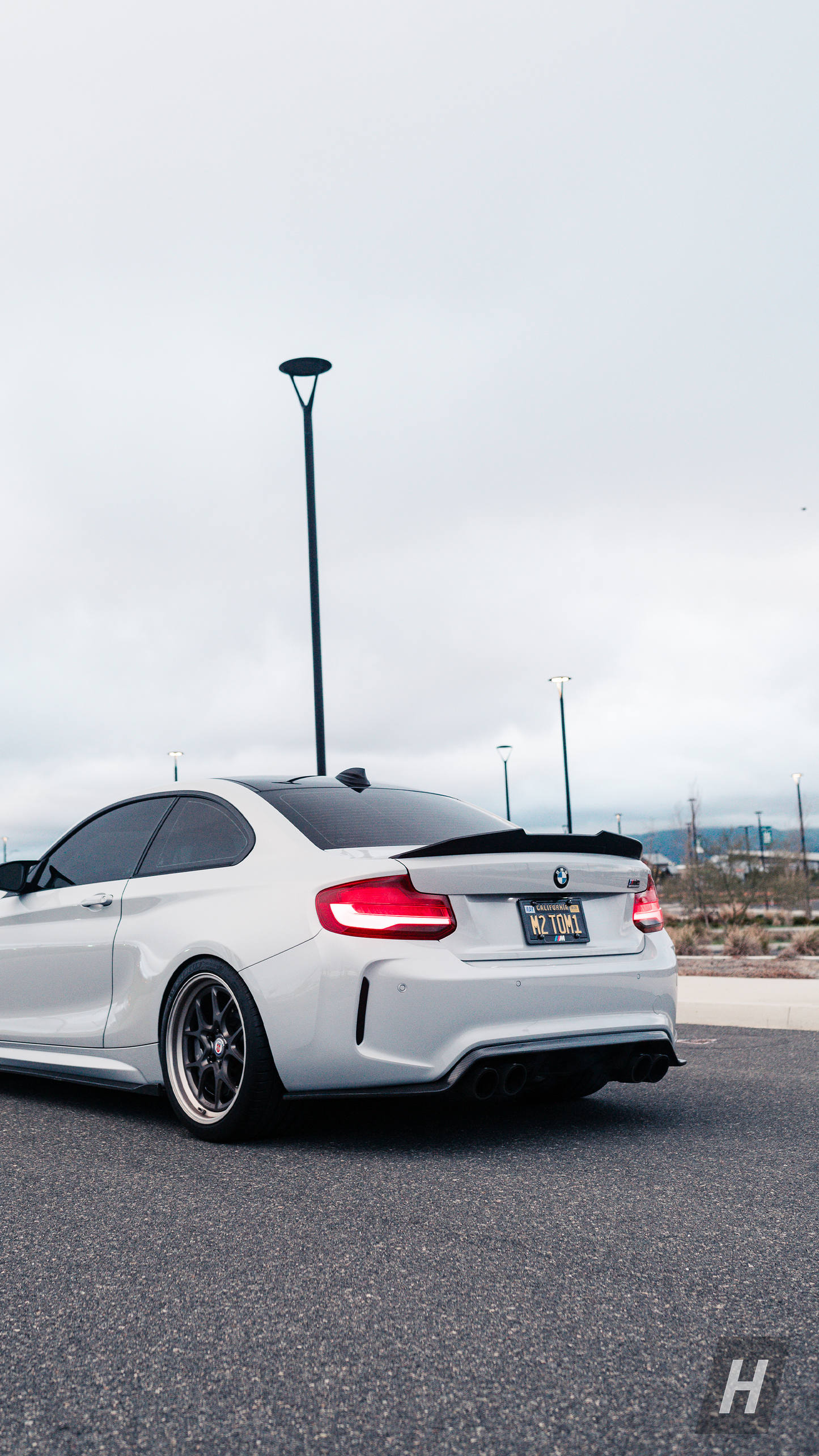Horizon Motorsport PSM Style V2 (High Kick) Dry Carbon Fiber Trunk Lip / Spoiler BMW F87 M2 | F22 2-Series