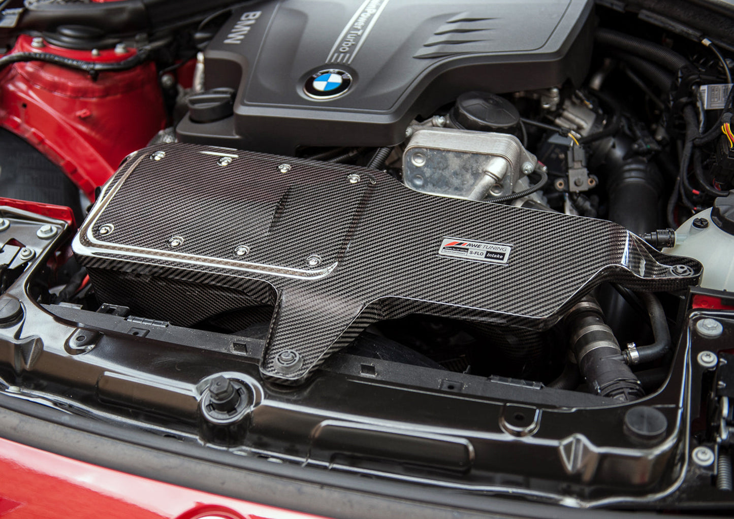 AWE S-FLO Carbon Intake System for BMW F22/F3X 228i, 320i, 328i, & 428i