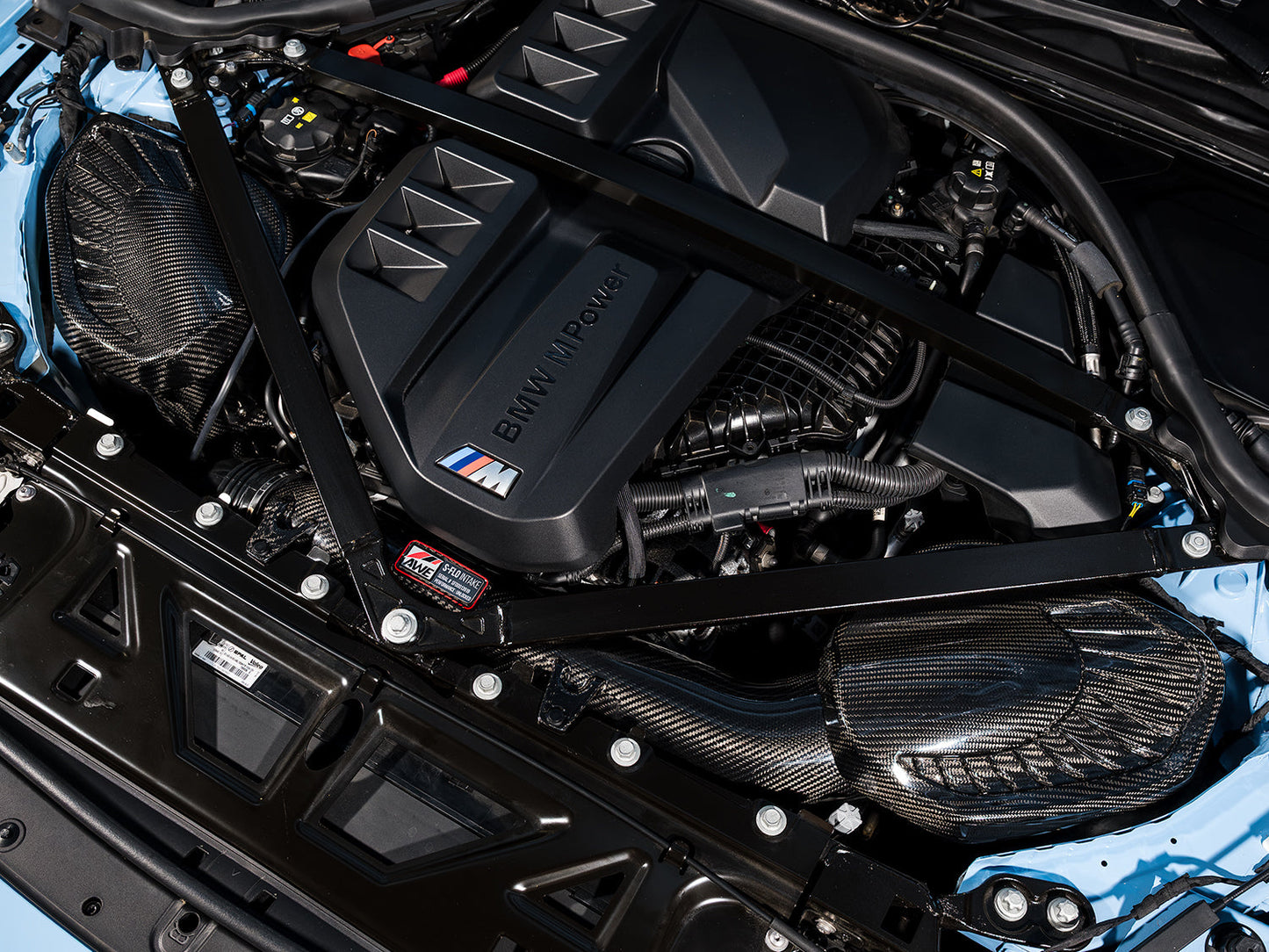 AWE S-FLO Carbon Intake for BMW G80 M3, G82 M4, and G87 M2