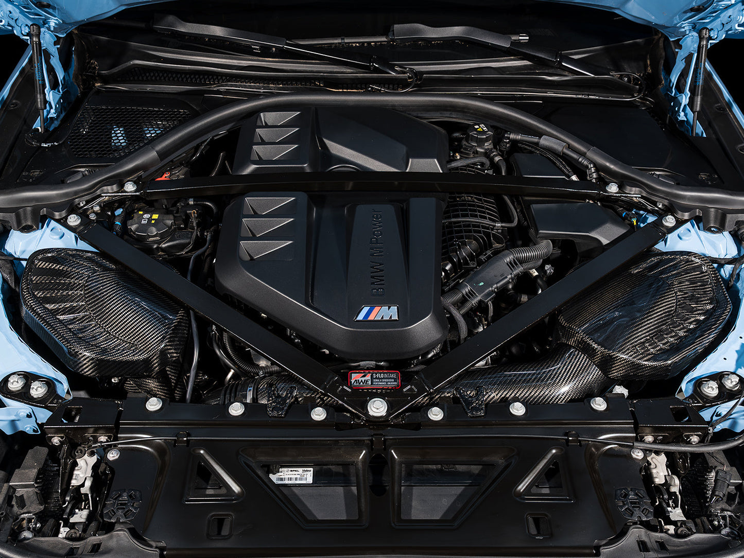 AWE S-FLO Carbon Intake for BMW G80 M3, G82 M4, and G87 M2