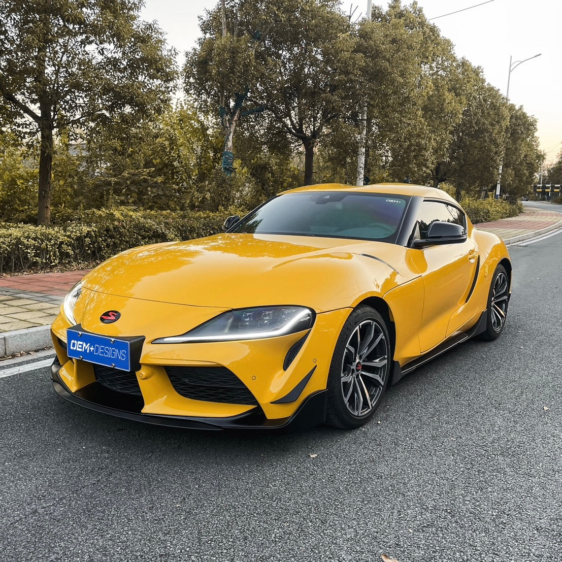 OEM+ DESIGNS Front Bumper Canards Toyota Supra GR A90/A91
