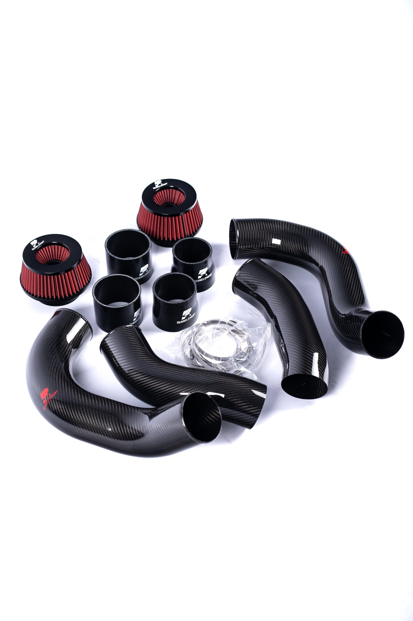 RENNELEMENT Dry Carbon Fiber Front Mount Intake BMW G90/G99 M5 S68