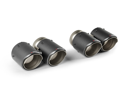 Akrapovic 2024+ BMW M5 (G90,G99) Round Carbon Fiber Tail Pipe Set
