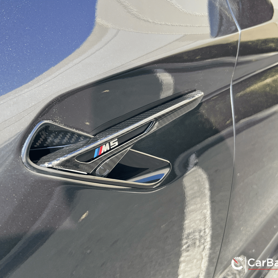 CarBahn Carbon Front Fender Side Vent Stick on Covers | BMW F90 M5 (2018-2020)