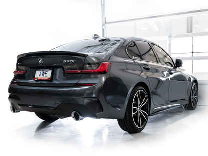 AWE Touring Edition Axleback Exhaust for BMW G2X 330i/430 B46/B48