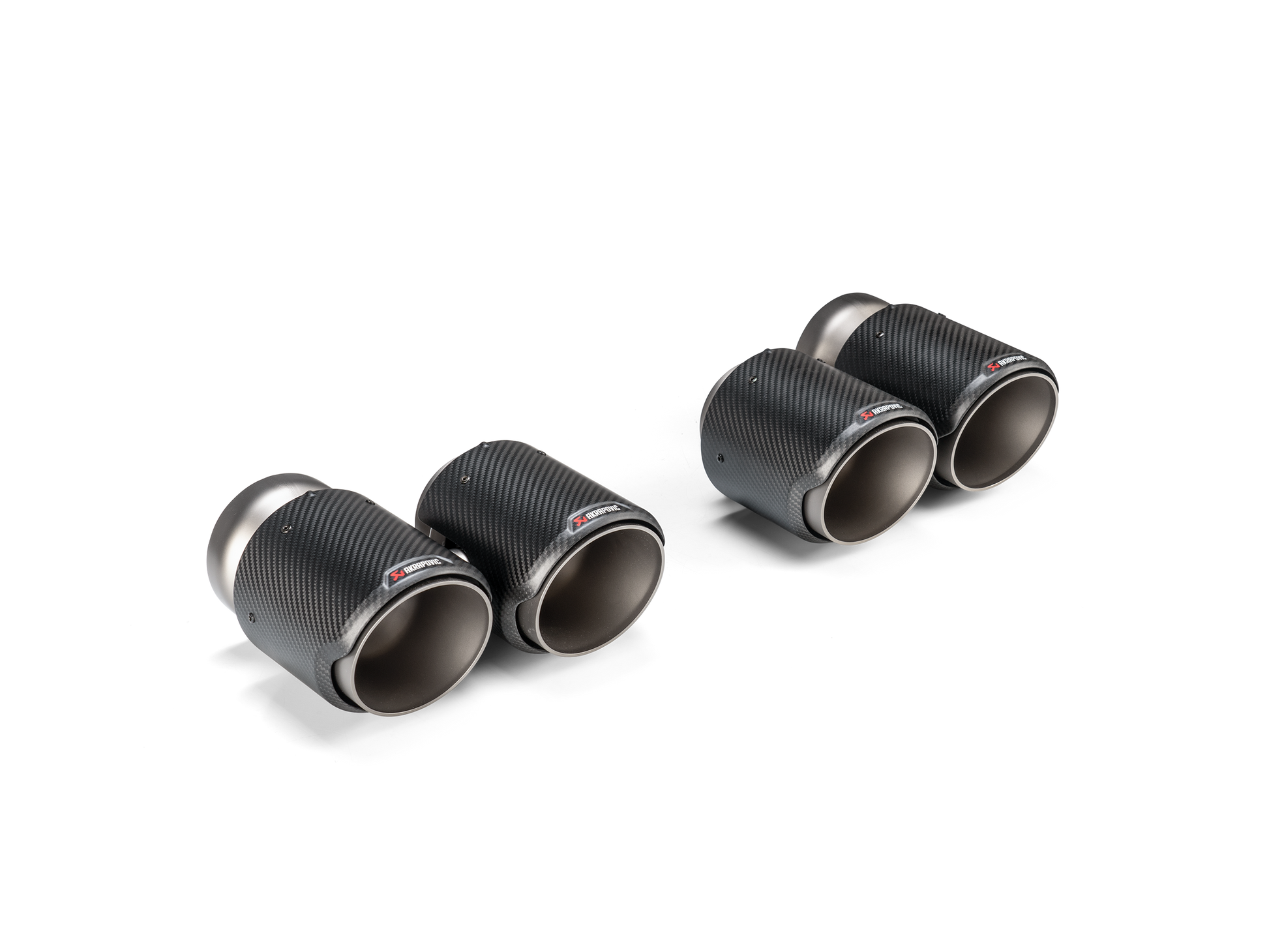 Akrapovic 2021+ BMW G87 M2, G80 M3 & G82 M4 Classic Carbon Design Tail Pipe Set