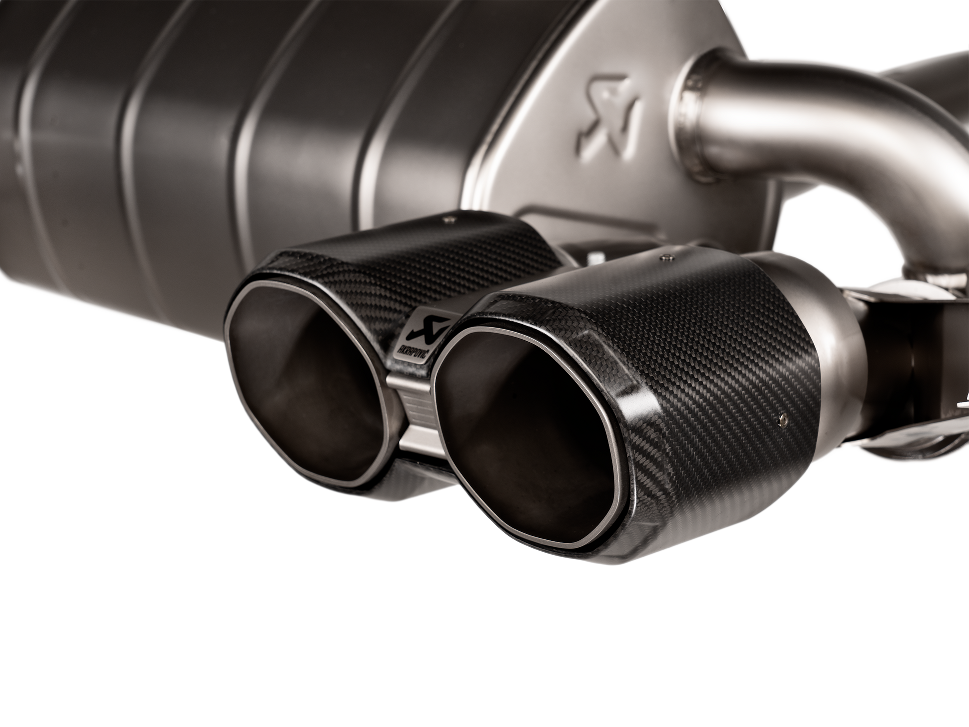 Akrapovic 2021+ BMW G87 M2, G80 M3 & G82 M4 Octagonal Carbon Design Tail Pipe Set