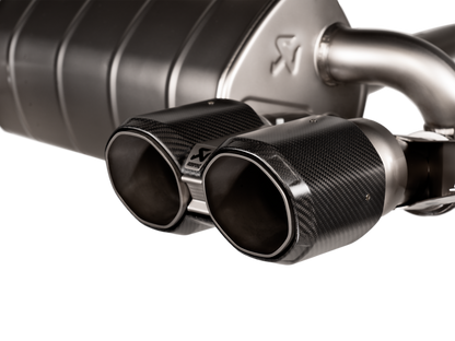 Akrapovic 2021+ BMW G87 M2, G80 M3 & G82 M4 Octagonal Carbon Design Tail Pipe Set