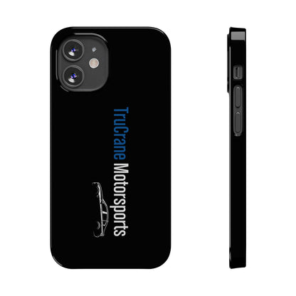 TruCrane Motorsports Slim iPhone Case -Black All Models