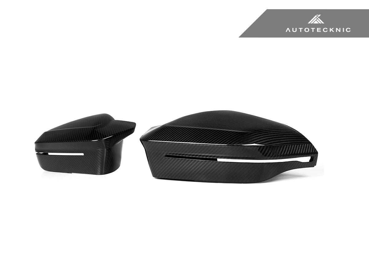 AutoTecknic M-Inspired Dry Carbon Mirror Cap Set - G60 5-Series | G70 7-Series