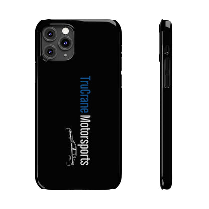 TruCrane Motorsports Slim iPhone Case -Black All Models