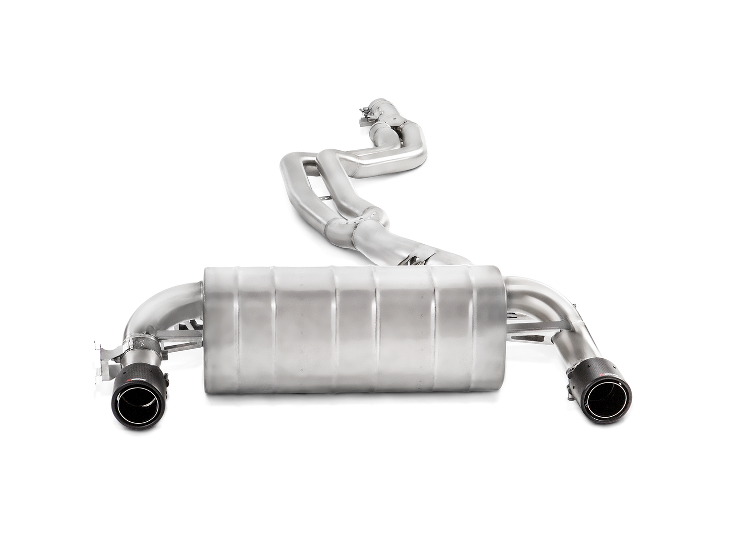 Akrapovic 16-17 BMW 340i (F30 F31) Evolution Line Cat Back (SS) w/ Carbon Tips (Req. Link Pipe)