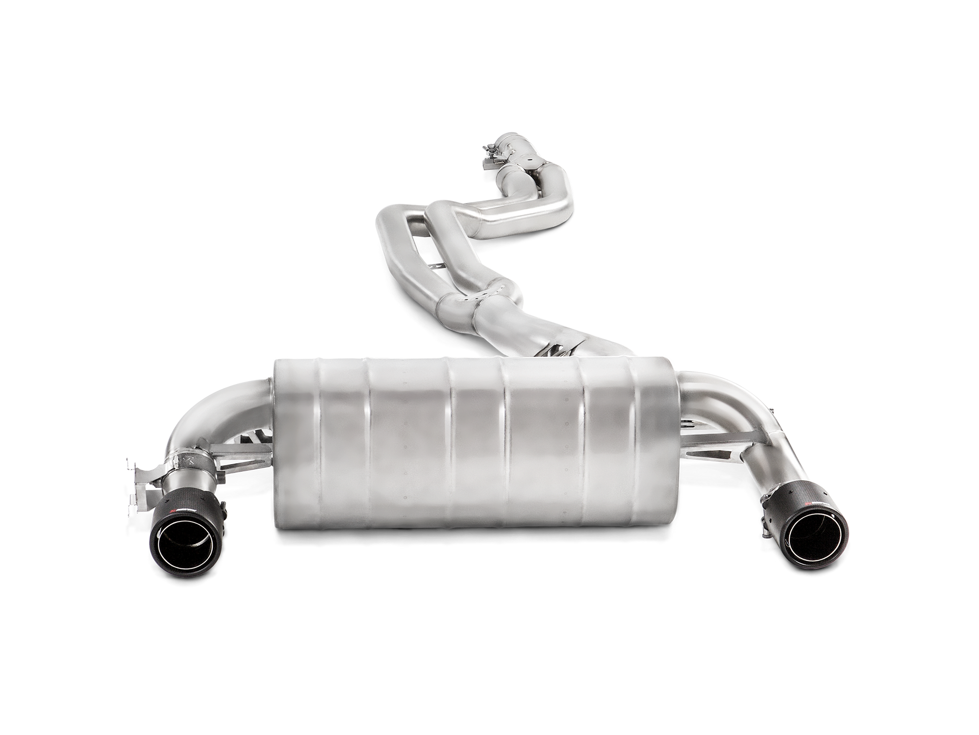 Akrapovic 16-17 BMW 340i (F30 F31) Evolution Line Cat Back (SS) w/ Carbon Tips (Req. Link Pipe)