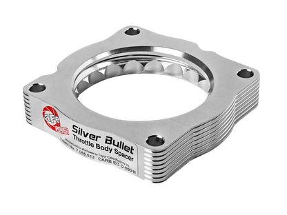 aFe POWER Silver Bullet Throttle Body Spacer BMW | 135i/335i/435i/M235i/X1 | E82/E84/E88/E90/E92/F22/F30/F32/F33/F34| N55