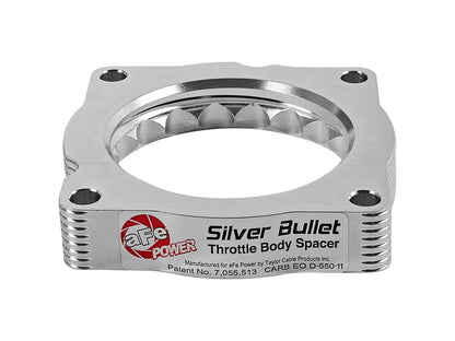 aFe POWER Silver Bullet Throttle Body Spacer BMW | 135i/335i/435i/M235i/X1 | E82/E84/E88/E90/E92/F22/F30/F32/F33/F34| N55