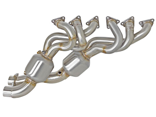 Twisted Steel Long Tube Header 304 Stainless Steel w/ Cat BMW M3 E46 01-06