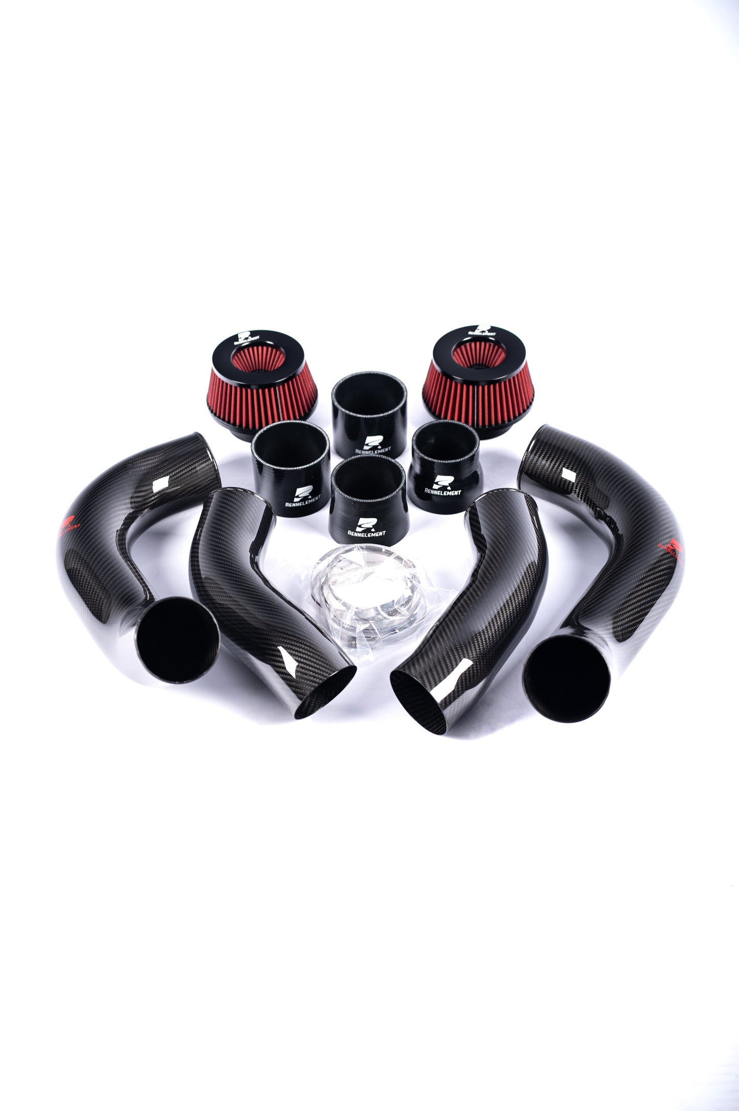 RENNELEMENT Dry Carbon Fiber Front Mount Intake BMW G90/G99 M5 S68