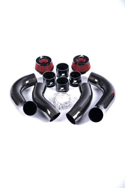 RENNELEMENT Dry Carbon Fiber Front Mount Intake BMW G90/G99 M5 S68