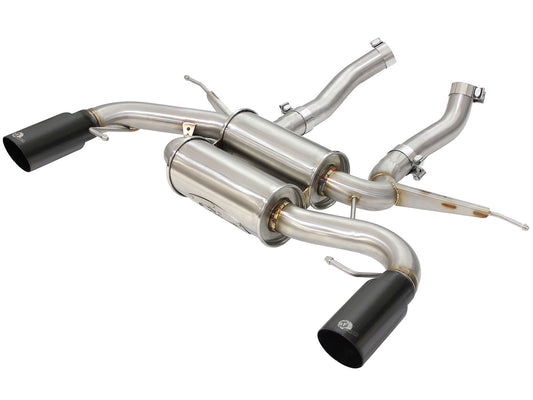 MACH Force-Xp 2-1/2 IN 304 Stainless Steel Axle-Back Exhaust System BMW 335i E90/E92 07-13