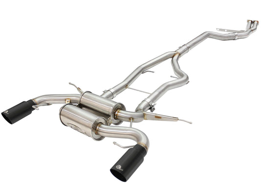 MACH Force-Xp 3 IN to 2-1/2 IN 304 Stainless Steel Cat-Back Exhaust System BMW 335i E90/E92 11-13