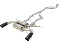 aFe Power MACH Force-Xp 3 IN to 2-1/2 IN 304 Stainless Steel Cat-Back Exhaust System BMW 335i E90/E92 11-13
