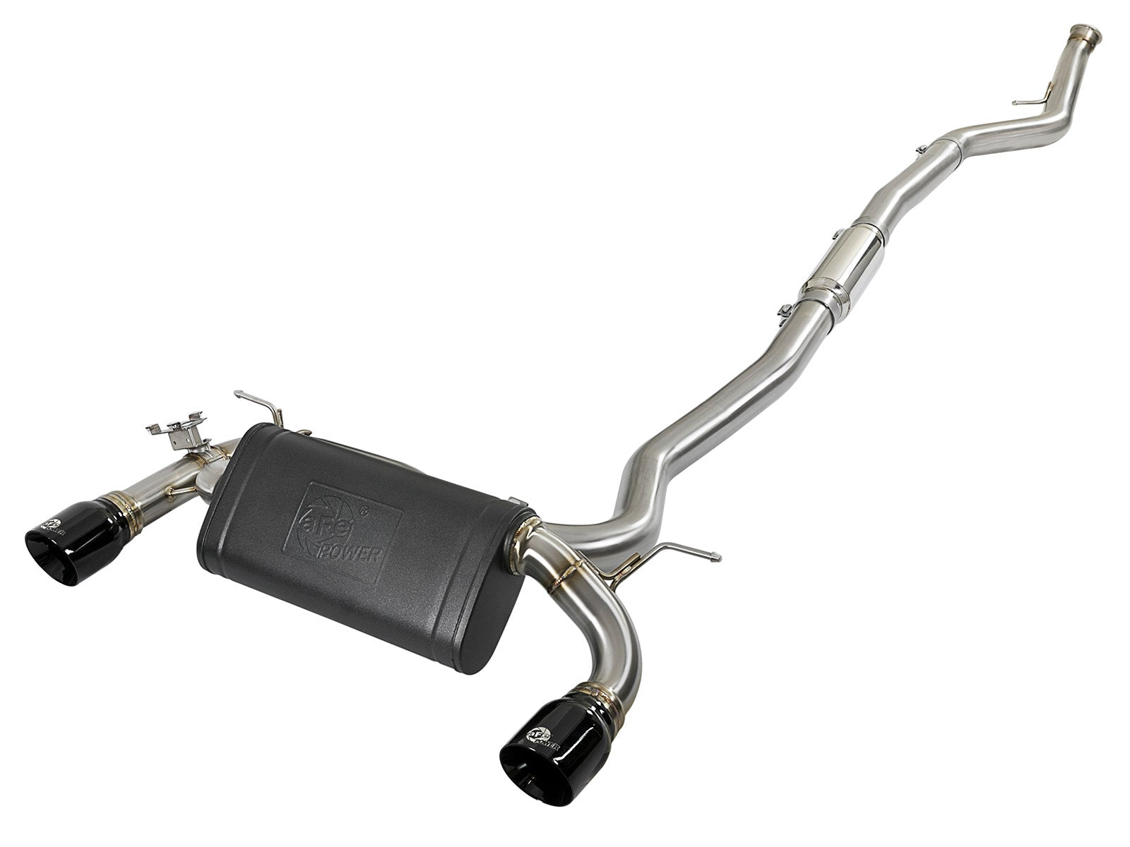 MACH Force-Xp 3 IN to 2-1/2 IN 304 Stainless Steel Cat-Back Exhaust System BMW 335i F30 12-15