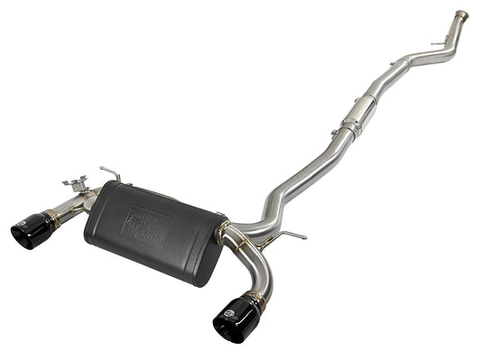 MACH Force-Xp 3 IN to 2-1/2 IN 304 Stainless Steel Cat-Back Exhaust System BMW 335i F30 12-15