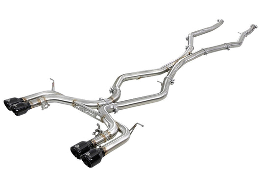 MACH Force-Xp 3 IN 304 Stainless Steel Muffler-Delete Cat-Back Exhaust System BMW X5M F85 15-18