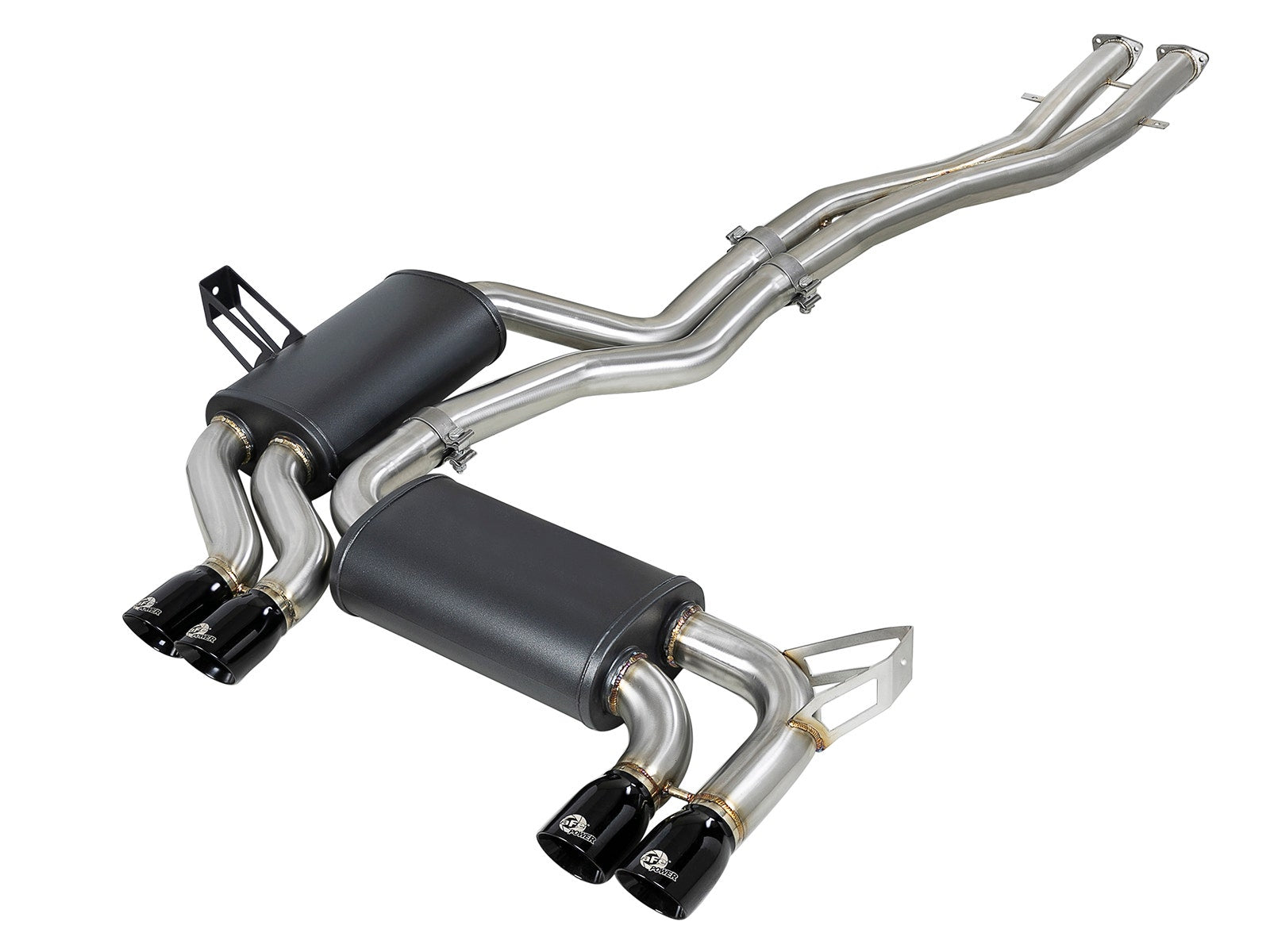 MACH Force-Xp 2-1/2 IN 304 Stainless Steel Cat-Back Exhaust System BMW M3 E46 01-06