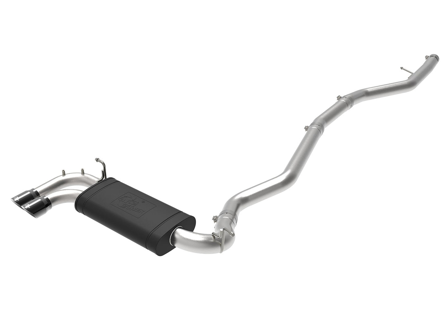 MACH Force-Xp 3 IN to 2-1/4 IN 304 Stainless Steel Cat-Back Exhaust System BMW 14-16 BMW 228i F22/23