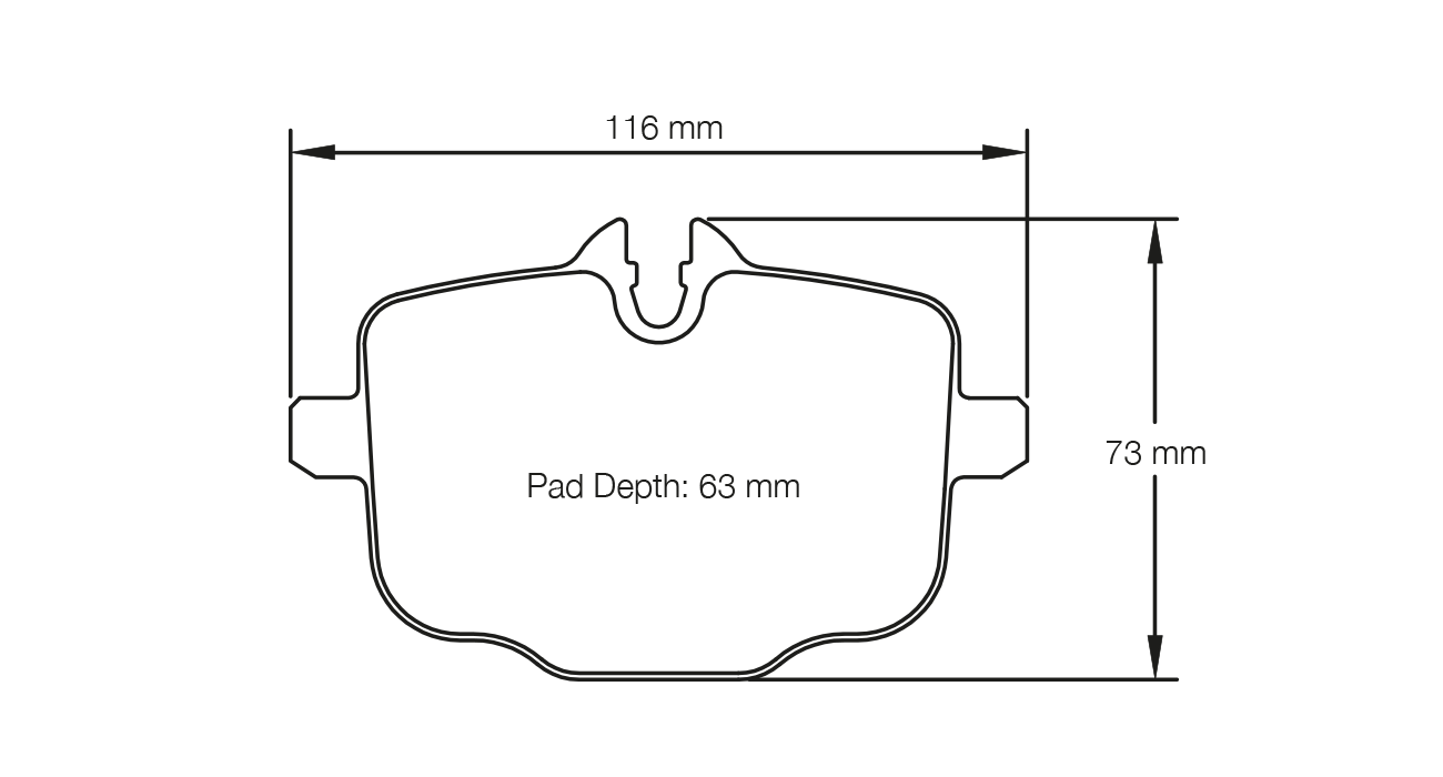 Pagid Racing RSC2 Rear Brake Pads BMW M2/M3/M4/M5/M6 G80/G82/G87/F10/F13