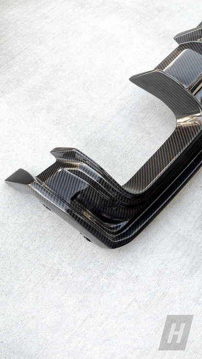 Horizon Motorsport VR1 Dry Carbon Fiber Rear Diffuser BMW G80 M3 | G82 / G83 M4