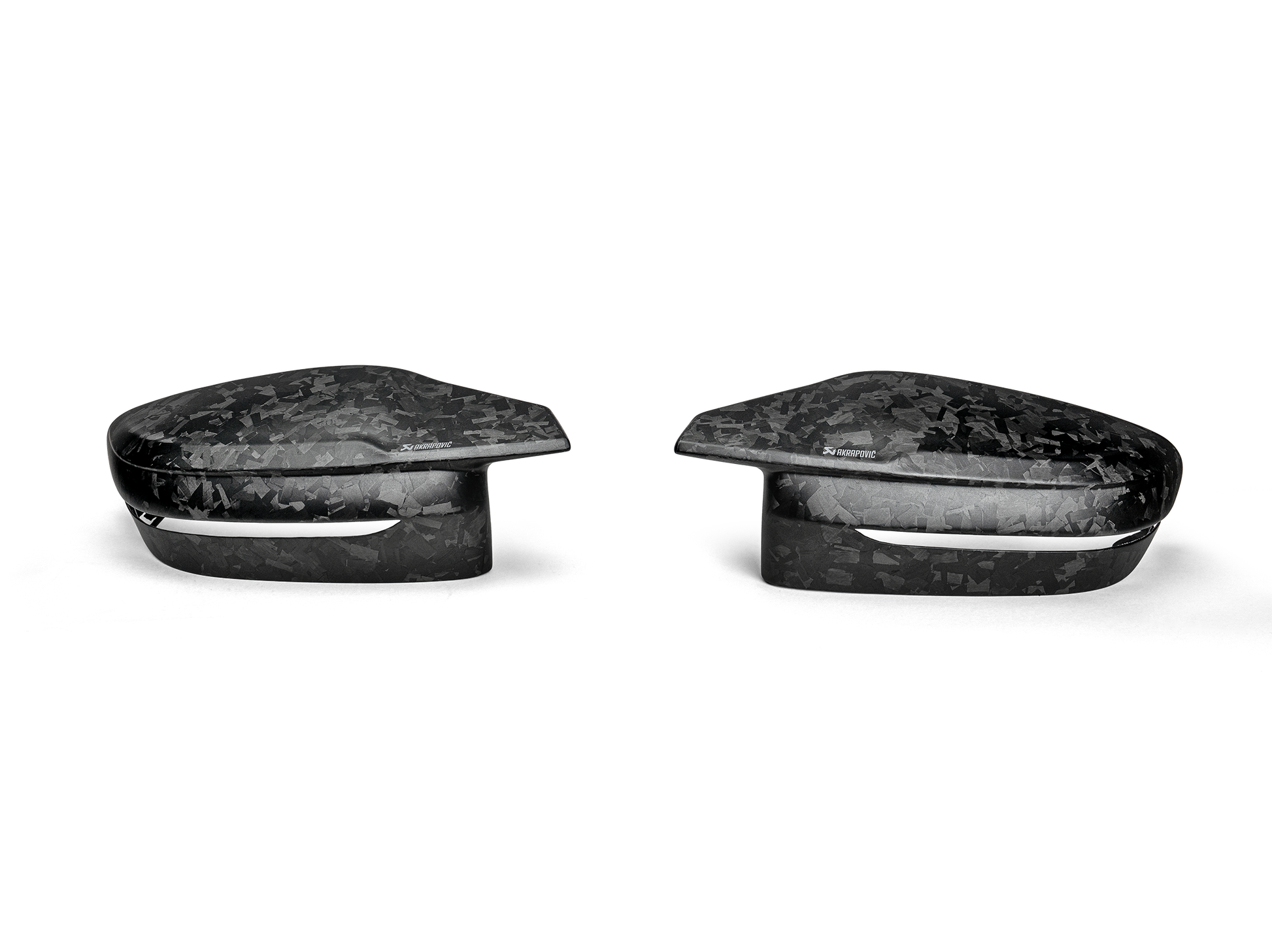 Akrapovic BMW M2 Coupe (G87) Chopped Carbon Fiber Mirror Cap Set - Matte